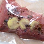 Wildschweinrücken Sous-Vide gegart