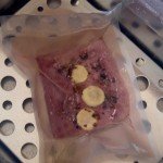 Wildschweinrücken Sous-Vide gegart