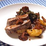 Wildschweinrücken Sous-Vide gegart
